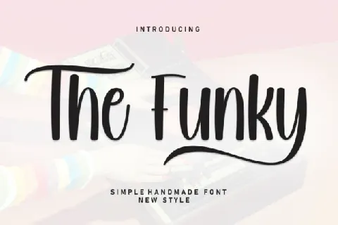 The Funky Script font