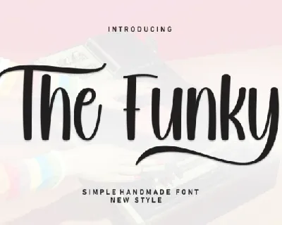 The Funky Script font