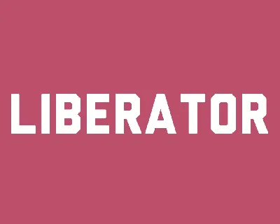 Liberator font