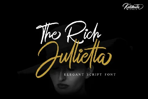 The Rich Jullietta Script font