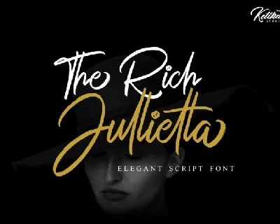The Rich Jullietta Script font