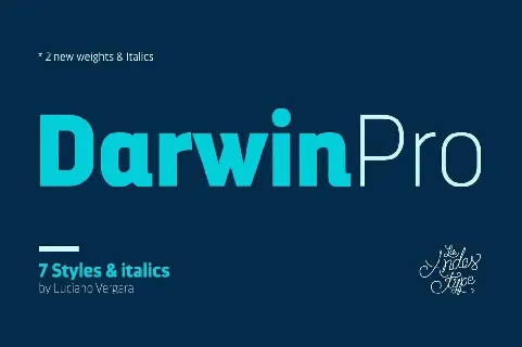 Darwin Pro Family font