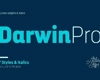 Darwin Pro Family font