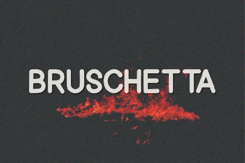 Bruschetta font