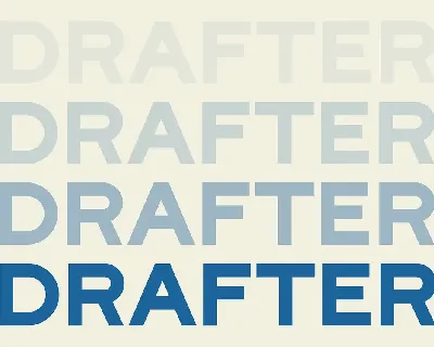 Drafter font