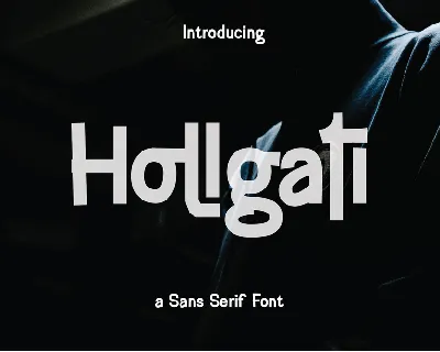 Hollgati font