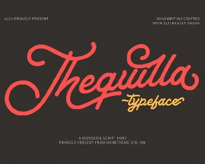 Thequilla font