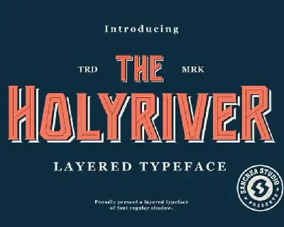 Holyriver Display font