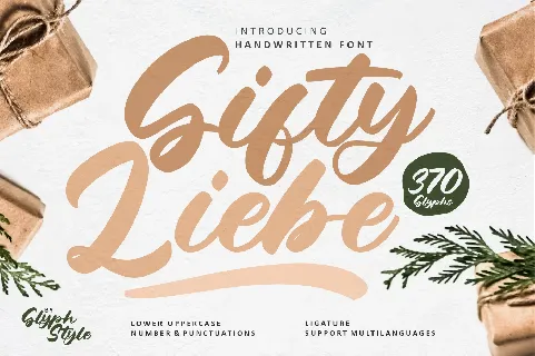 Gifty Liebe font