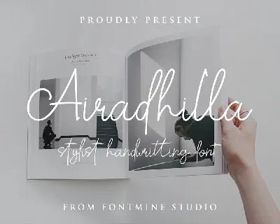 Airadhilla font