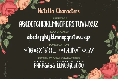 Nutella Free font