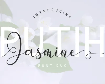 Putih Jasmine Duo font