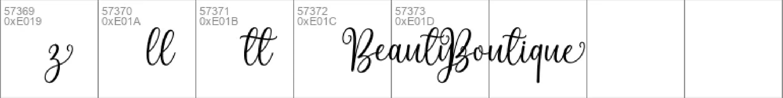 Beauty Boutique DEMO font