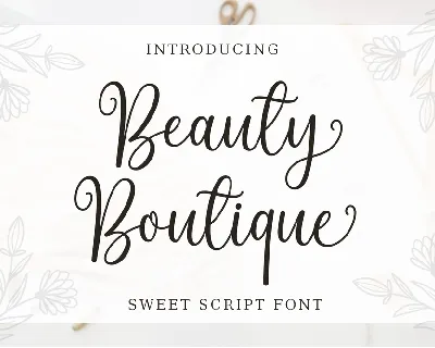 Beauty Boutique DEMO font