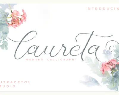 Laureta font