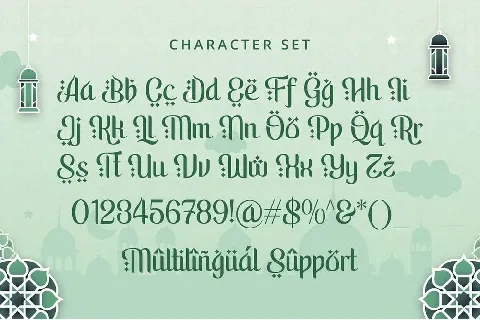 Ramadanish font