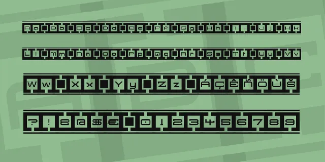 Border Base Future font