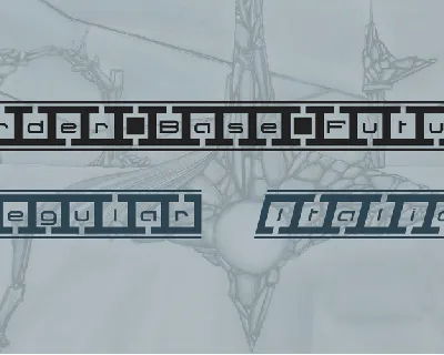 Border Base Future font