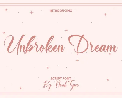 Unbroken Dream font