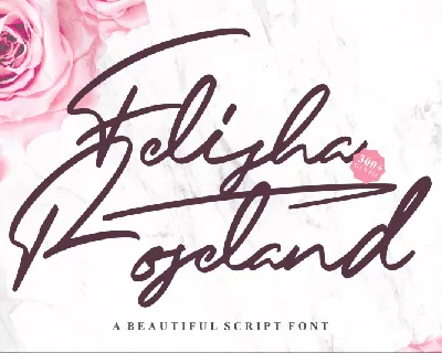 Felisha Roseland Script font