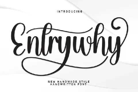 Entrywhy Script font