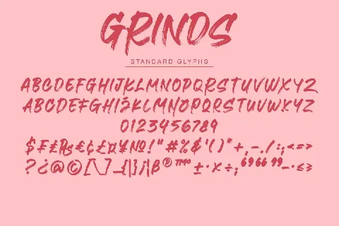 Grinds font