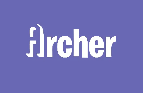 Archer font