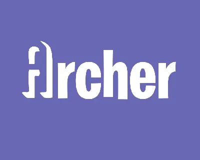 Archer font