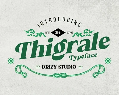 Thigrale font