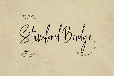 Stamford Bridge Script font