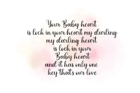 Baby Darling font