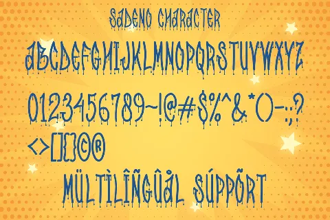 Sadeno font