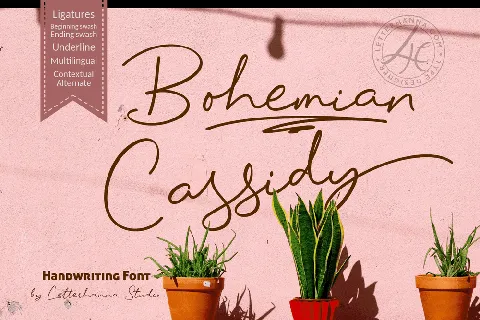 Bohemian Cassidy Free font
