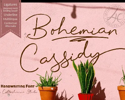 Bohemian Cassidy Free font