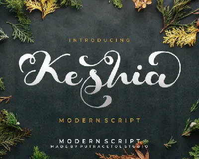 Keshia font