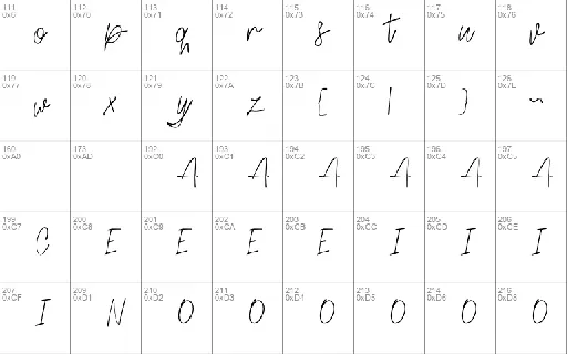 Signature Presto font
