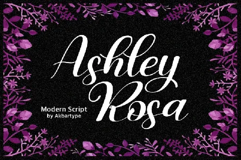 Ashley Rosa font