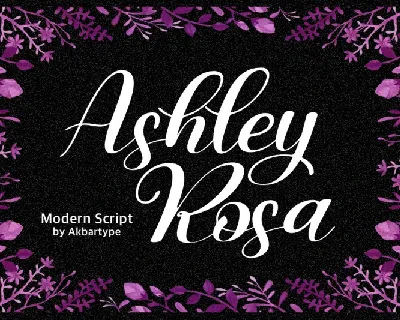 Ashley Rosa font