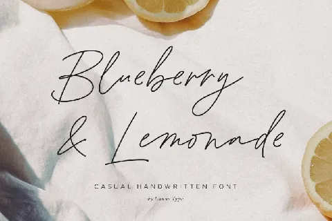 Blueberry font