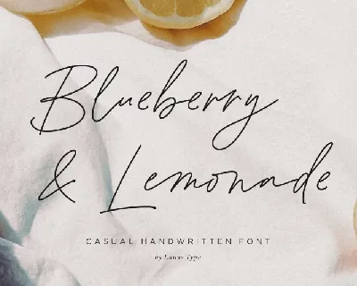 Blueberry font