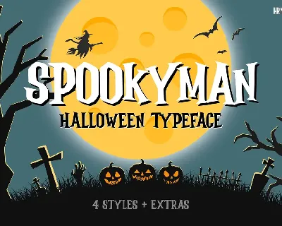 Spookyman font