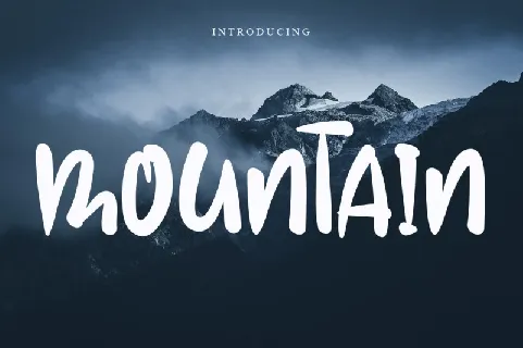 Mountain font