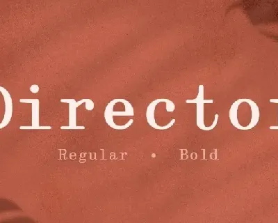 Director Serif font