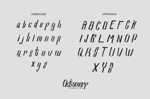 Octomorf Typeface font