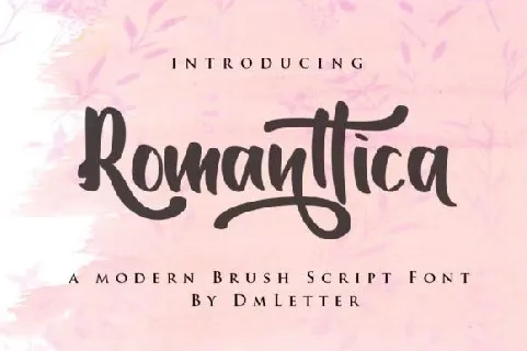 Romanttica Script font