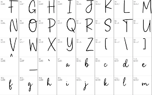 Charisty font