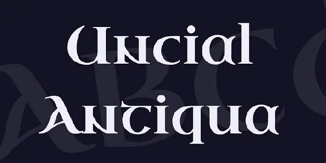 Uncial Antiqua font