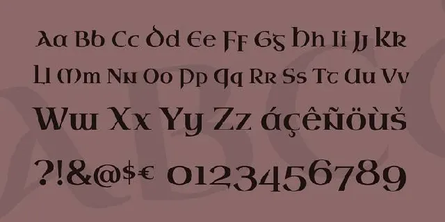 Uncial Antiqua font