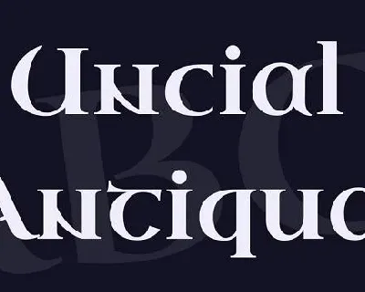 Uncial Antiqua font