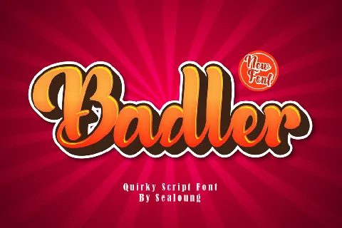 Badler font